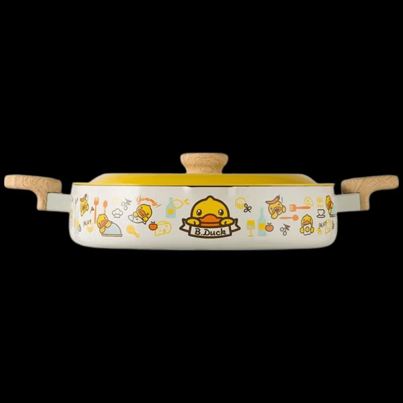 COOKER KING Набор из 28 см сковородок с антипригарным покрытием «Маленькая желтая утка»