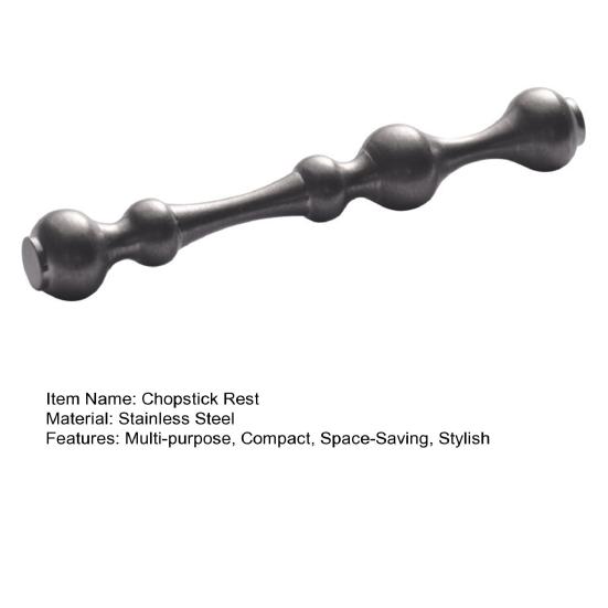 Edelstahl Essstäbchenablage Vintage Essstäbchenhalter Löffelablage Leicht zu reinigen Kompakt Mehrfach verwendbares Geschirr