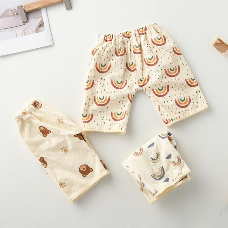Reusable Baby Training Cloth Diaper Pants Cotton Gauze Nappy Trousers Leak-proof and Easy To Clean Nappies Pants