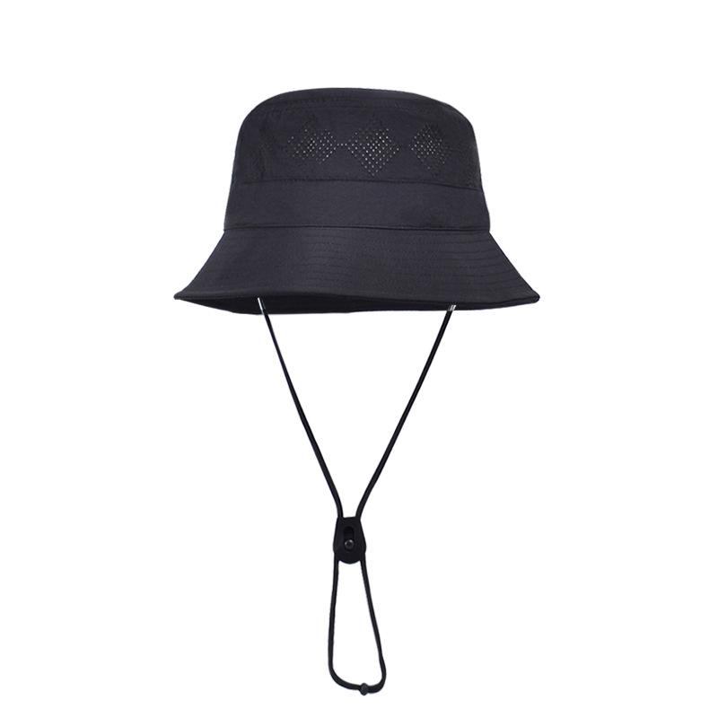 Children's Hats Summer Boys and Girls Outdoor Travel Sunscreen Visor Quick-drying Waterproof Breathable Solid Color Bucket Hat