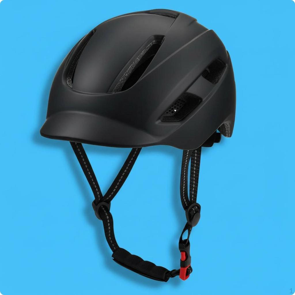 USB RenewablePowered Bike Helmet Customizable Fit with Rear Light Ventilated Sports Gear L