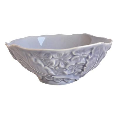 Mino Ware Fleur Bowl M Gray Purple K14212