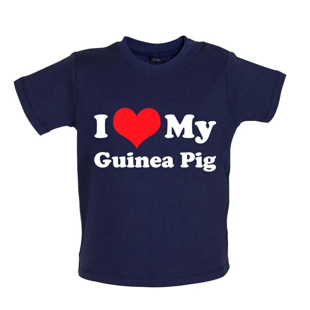 I Love My Guinea Pig - Baby T-Shirt / Babygrow - Pigs Cute Pet Pets Lover Funny 160