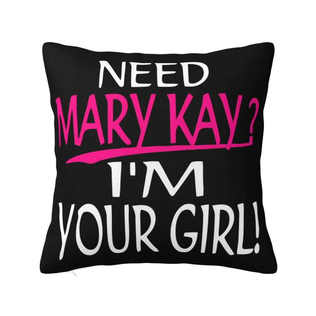 Camp Mary Kay Square Pillowcase Cushion Cover Comfort Pillow Case Throw Pillow Cover for Home Bedroom Car