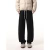 51 Hip-hop Winter Fleece-lined Thickened Casual Trousers Boys Retro American Machete Pants Loose Sports Wide Leg Sweatpants