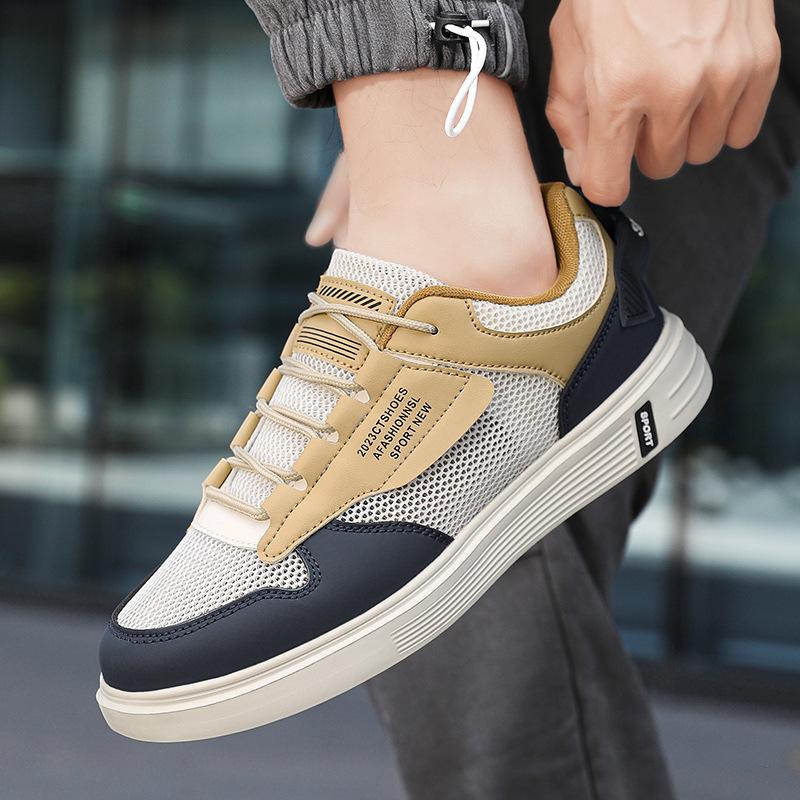Men's Board Shoes Large Size Summer New Casual Shoes Fashion Youth Men's Sports Shoes Trend Mesh Shoes