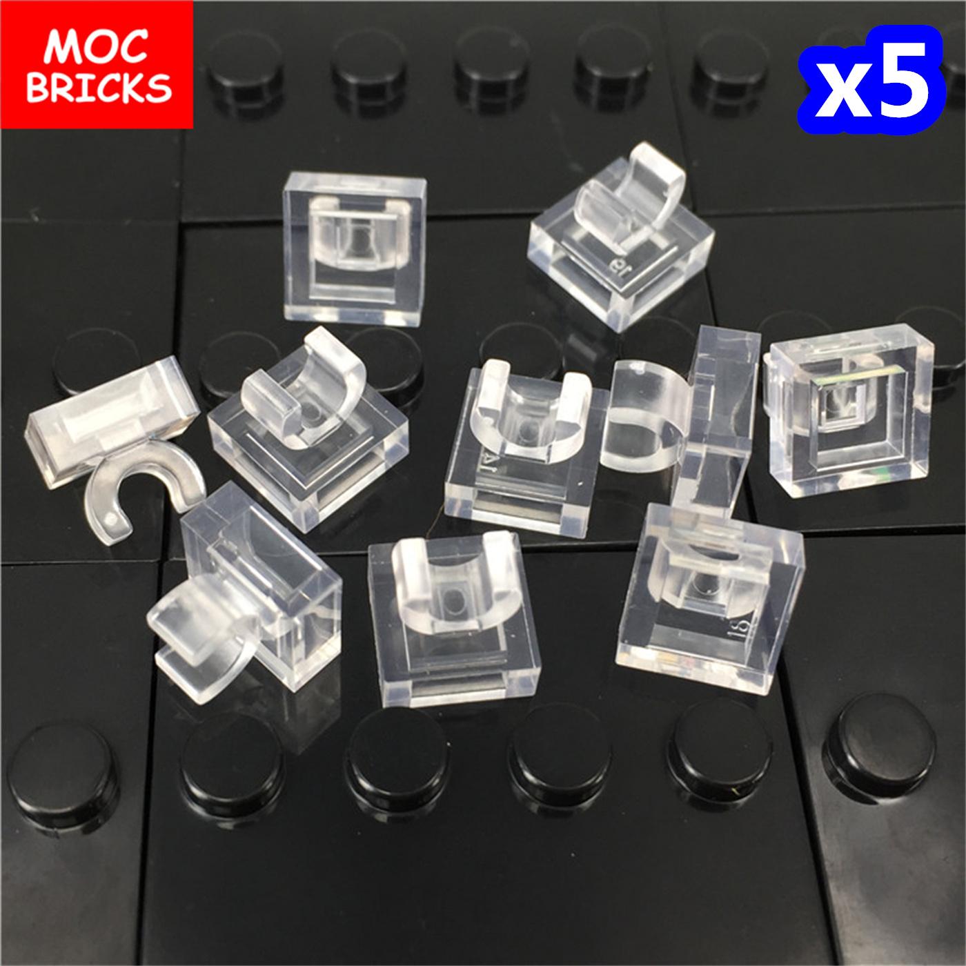 50 Stück/Los MOC Steine Transparent Klar Platte Block 1x1 1x2 1x4 1x6 02426 4070 Lernorientierte Bausteine Kinderspielzeug gray