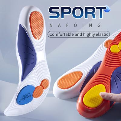 Sport-Einlegesohlen für Schuhe, Sohle, Stoßdämpfung, Deodorant, atmungsaktiv, gepolstert, Laufsohlen für Füße, Männer und Frauen, orthopädische Einlegesohlen