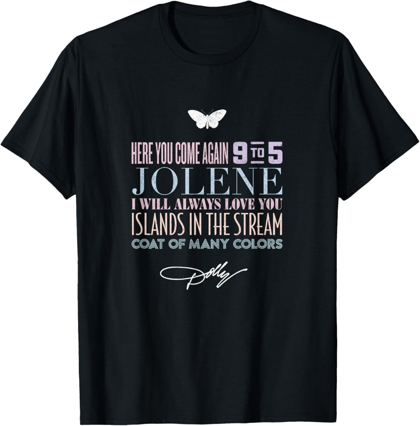 Dolly Parton Greatest Hits T-Shirt Mens Womens Tees Top XL