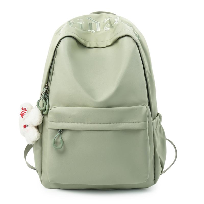 Plecak studencki w jednolitym kolorze dla kobiet o dużej pojemności