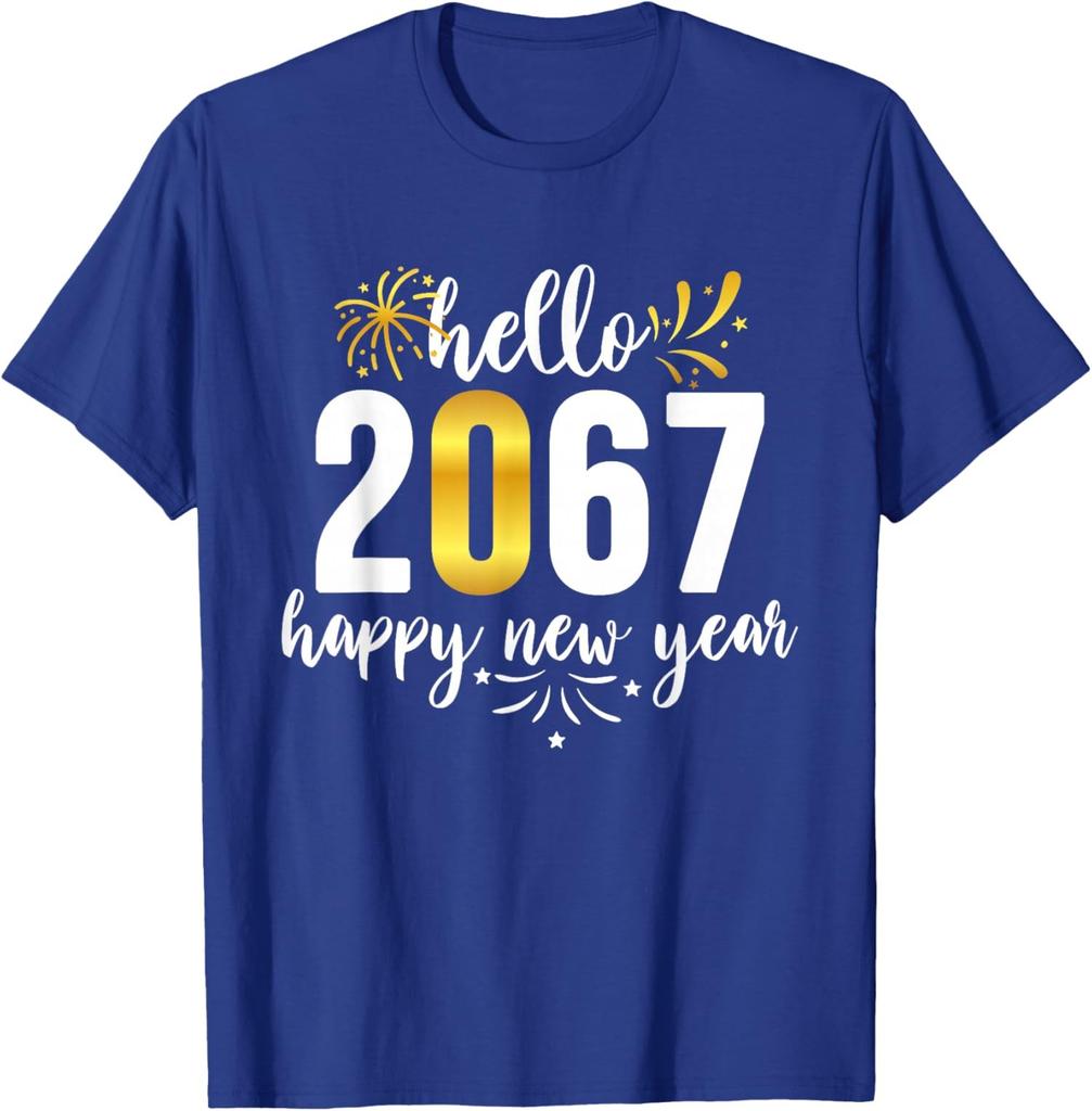 Funny Six Seven 67 Meme Happy New Year Holiday Unisex T-Shirt