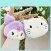 Adorable Kuromi Plush Keychain With Cute Melodic Doll Design Perfect For Collectors
