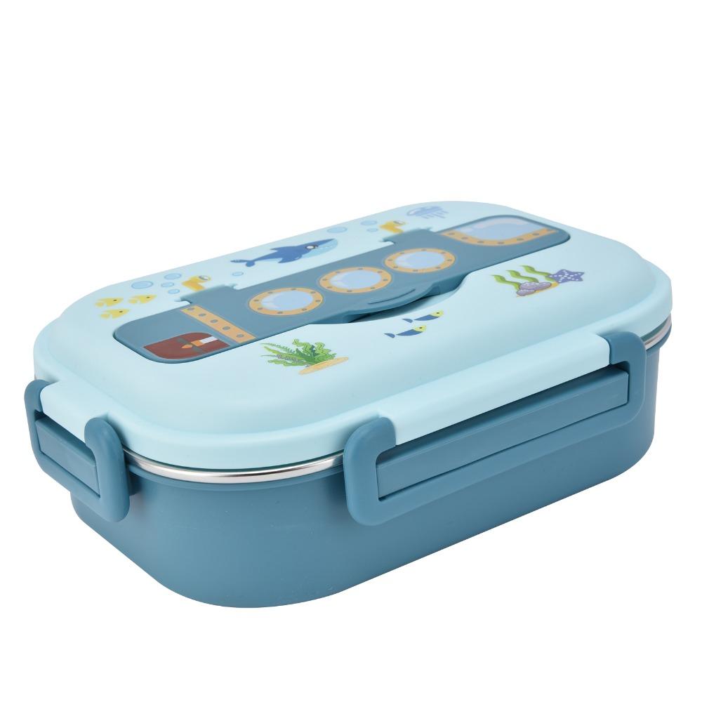 3 Compartment Leakproof Lunch Box With Soup Bowl Food Storage Container For Office