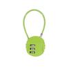 3-Digit Combination Lock Waterproof Padlock Outdoor Mini Wire Rope Combination Lock for Backpacks Trolley Cases Gym Lockers