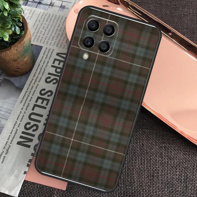 Fraser Clan Tartan Case For Samsung Galaxy M32 M31 M12 M52 M13 M33 M53 M11 M51 M15 M55 M14 M34 M54 M20 M30s