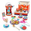 Colorful And Fun Children Kitchen Toys Set With Realistic Coffee Machine And Ice Cream