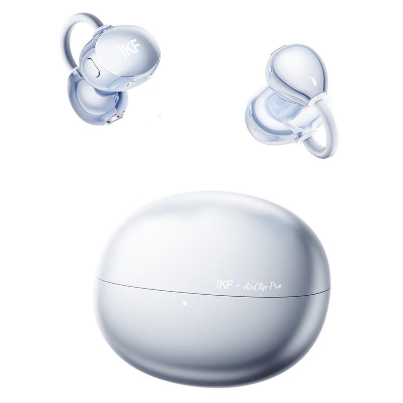 

iKF AirClip Pro Ear-Clip Wireless Open-Ear Headphones LDAC Hi-Res Audio