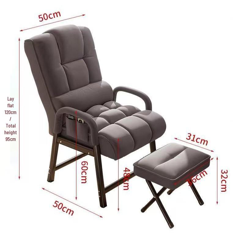 Comfortable Ergonomic E-Sports Office Chair for Long Sitting - Ideal for Study, Desk, Dorm, and College Students.