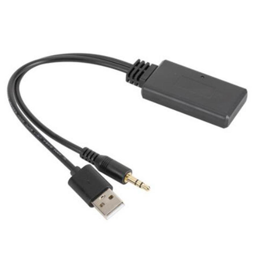 Car AUX Speaker Bluetooth 5.0 Audio Receiver Adapter USB+3.5mm Jack Stereo Audio