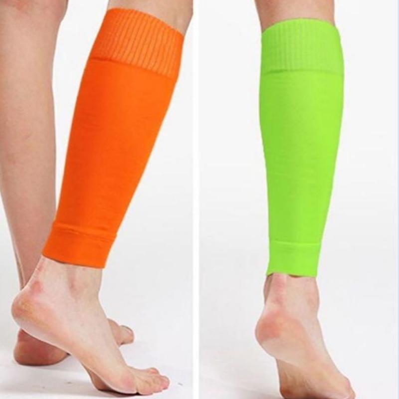 3 Pairs of Random Color Sports Compression Football Socks with Insert Type, Professional Socks, Leg Sleeves, Calf Compression Socks, Fixed Sleeves, Es