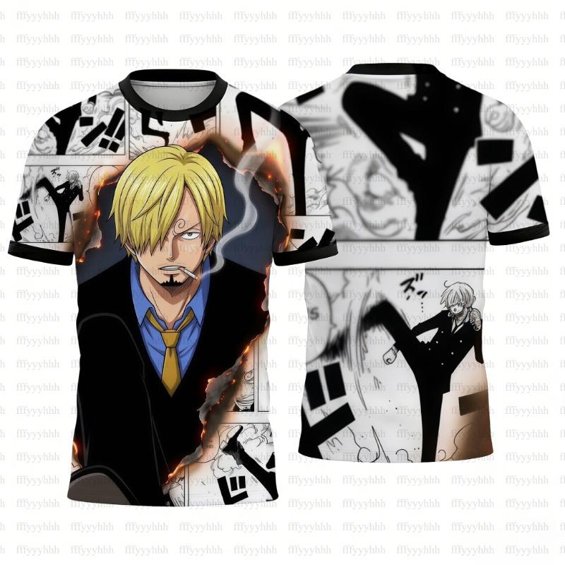 2026 Hot Sale Nami Manga Collage 3D Print Anime Graphic T-Shirt Unisex Streetwear Short Sleeve Top for Men Women Anime Fans Tee