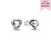 Transparent Eternity Circle Stud Earrings  April  292335c01