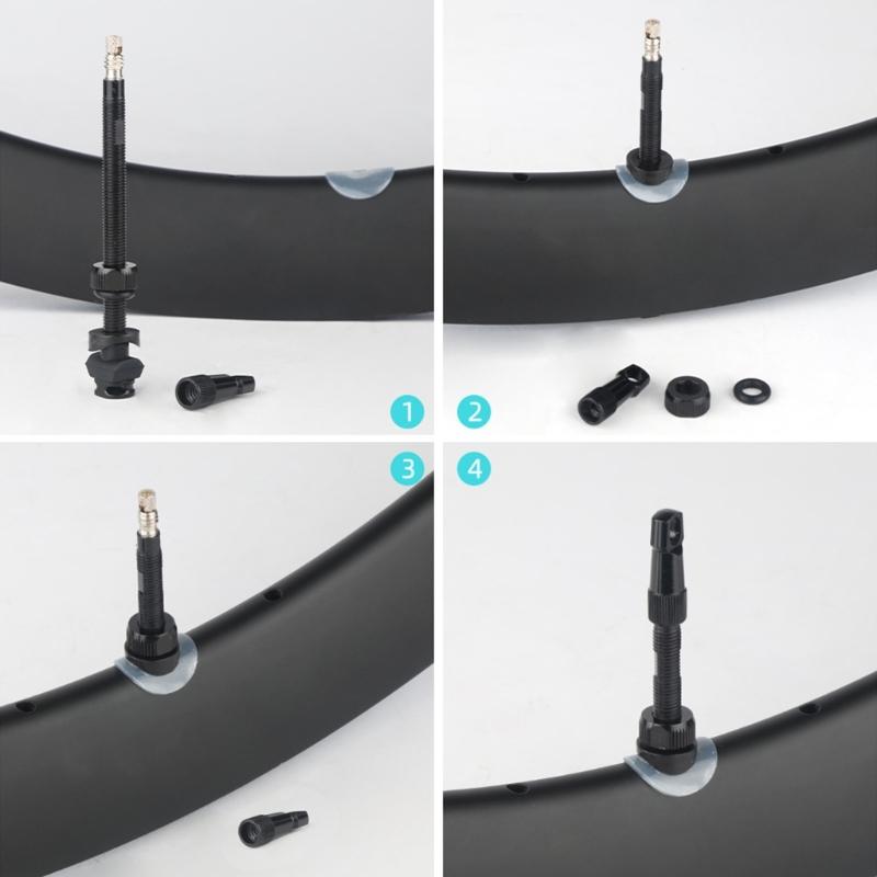 Solid Aluminum Alloys Tire Valves Bike Valves Extenders Cycling Valves Extenders for Mountain Bike