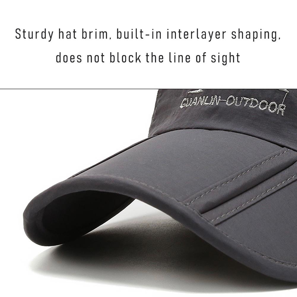 Quick-drying Mesh Cap Sun Hat Foldable Convenient Outdoor Activities