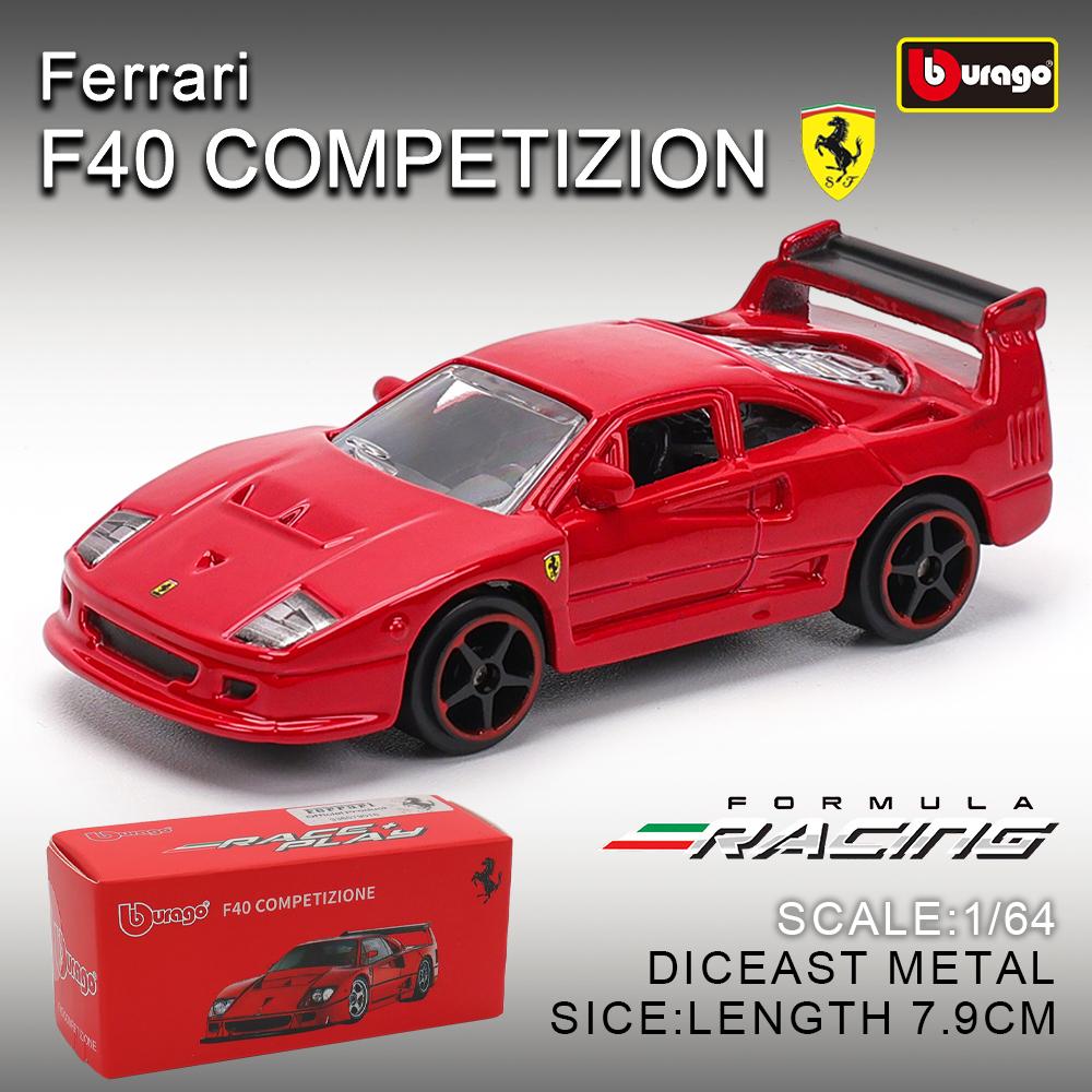Bburago 1:64 véritables modèles de voiture Ferrari SP1 812 COMPETIZIONE ENZO F40 F12TDF SF90 série jouets cadeau de Noël pour garçon enfants