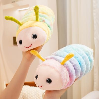 Rozkošné plyšové hračky housenky Hmyzí plyšová panenka Kawaii polštář přívěsek Koníčky Sběratelství Domov Děti Narozeninové dárky Dekorace Hračky