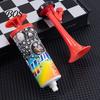 Outdoor Cheering Horn Large for Soccer Game, Fan Air Portable Noise Maker Stadium, Hand Pump Megaphone Team Party Festival Colorful