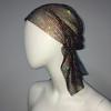 Elegante Bandana Turbante con Strass di Cristallo Vintage Aurora Boreale Fascia per Capelli Scintillante Hip Hop Rete Foulard da Testa Festa