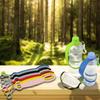 Silicone Water Bottle Belt Holder Hook Clip Portable Silicone Bottles Hanger Camping Hiking Safety Clasps Buckle