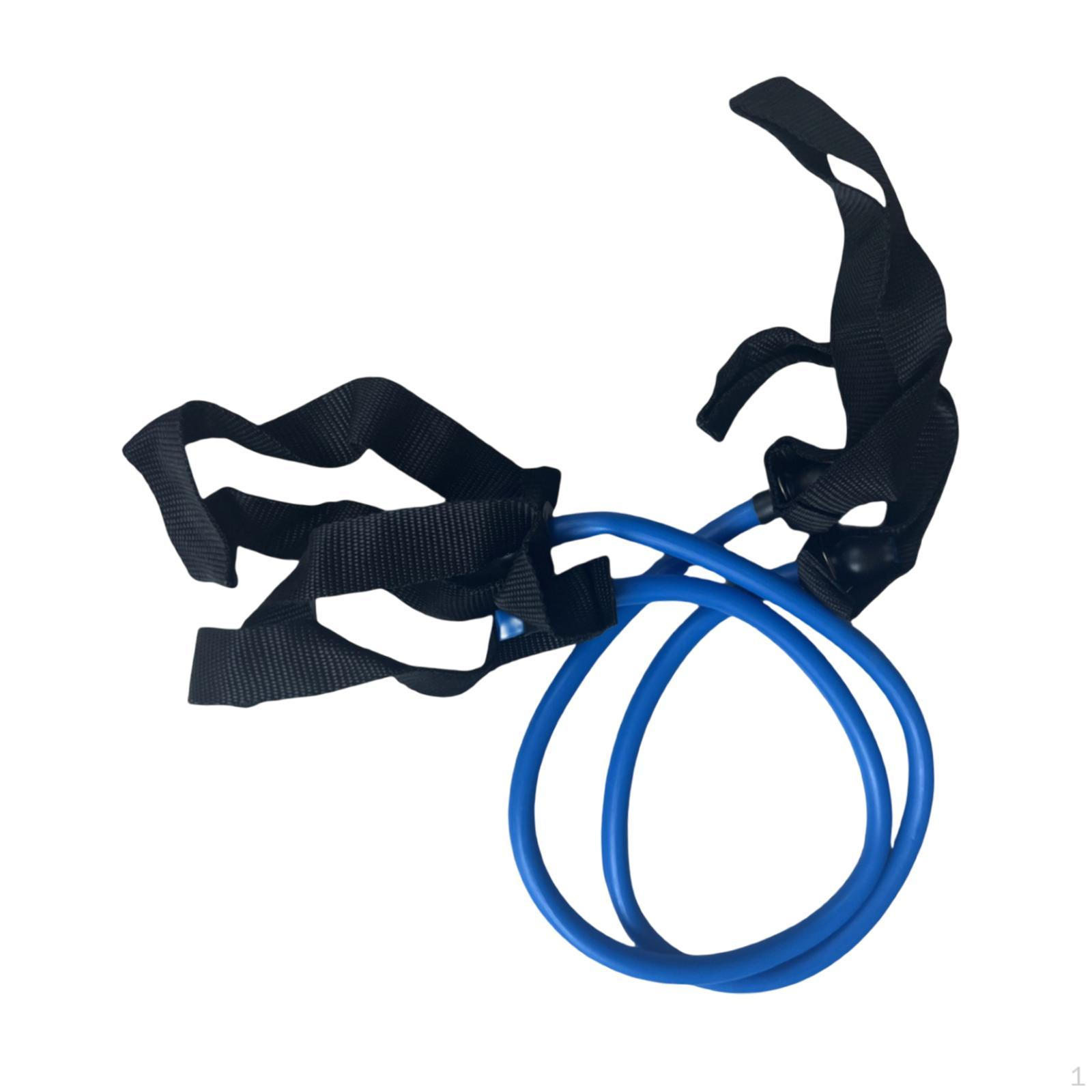 Абдоминальное колесо с канатом-резинкой для тяги и тренировок