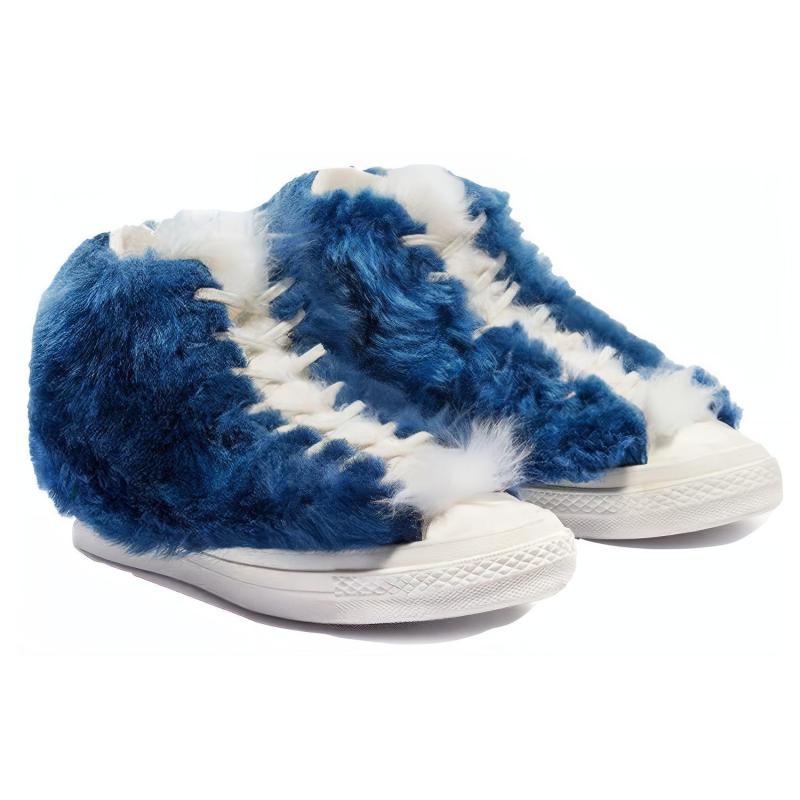 AMBUSH x Converse 1970s Suede Casual Warm Non-Slip High Top Board Shoes Unisex Blue Beige