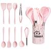 ZISIZ 10-Piece Silicone Kitchen Utensil Set