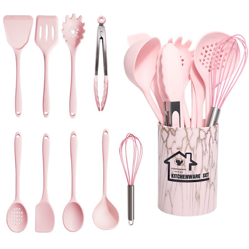 ZISIZ 10-Piece Silicone Kitchen Utensil Set