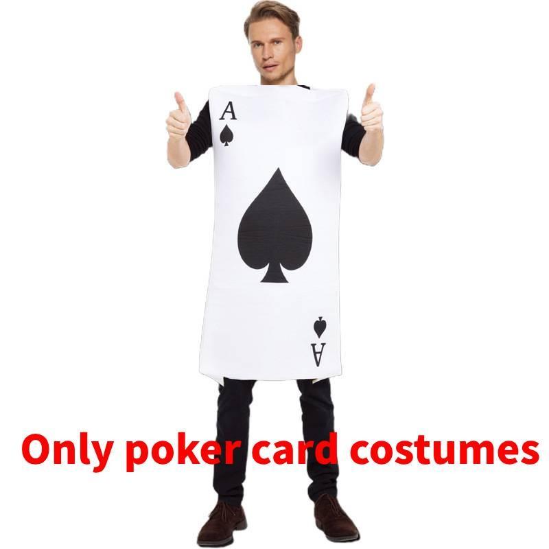 A Blocks Spades A And Hearts K Poker Cards Costumes For Halloween Up Dress