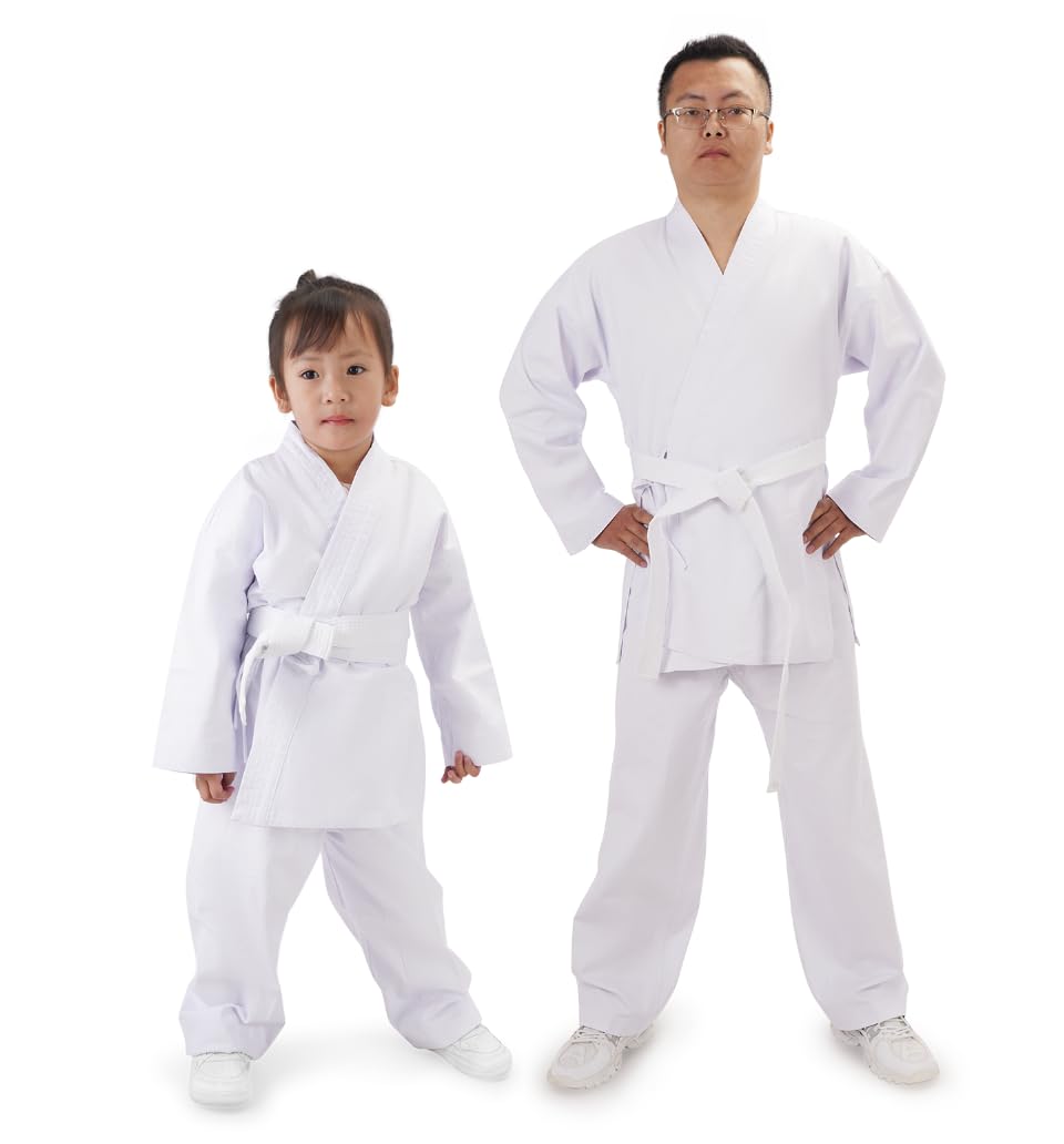 

Karate Set and Bottoms Size LIFE&HOPE Uniform, 100% Cotton, 3-Piece (Top + Belt), Unisex, (160cm)