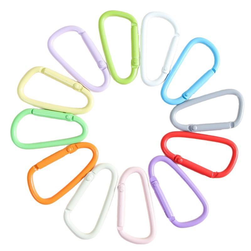 Colorful Gourd-Shaped Aluminum Keychain Carabiner for Water Bottles and Accessories
