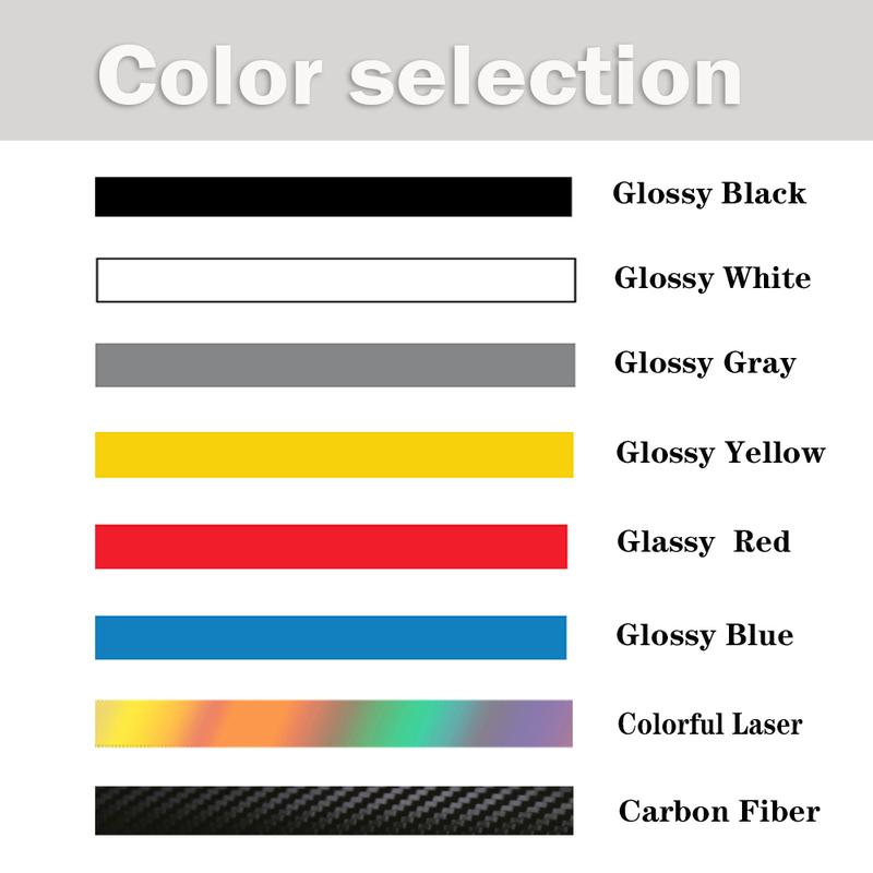 Car Side Door Stripe Sport Racing C63 Style Decal Long Sticker for Mercedes Benz GLC Class X253 Coupe C253 AMG Accessories