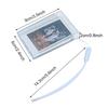 1PC Photo Album Photocard Holder Transparent Giltter Photos Storage Box Instant Camera Name Card Photo Frame Decoration Case