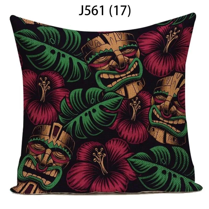 Home Decor Cushion Cover Abstract Creative Botanical Art Print Office Sofa Pillow Cover