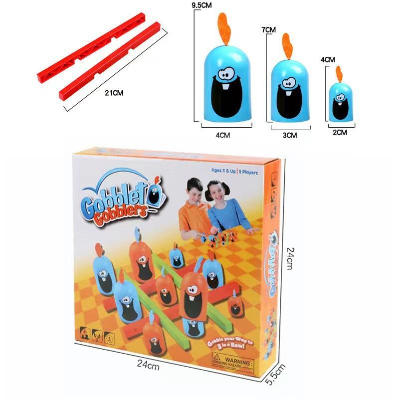 Gobblet Gobblers Strategy Board Game Educational Toy Family Party Fun Puzzle Challenge