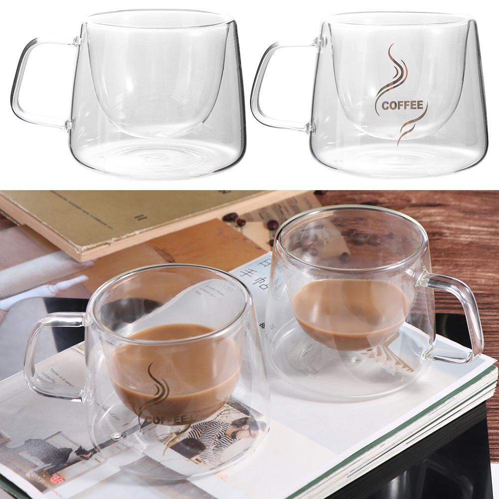 200ml Coffee Mug Transparent Tea Cup Drinkware Espresso Cup  Cocktail Vodka