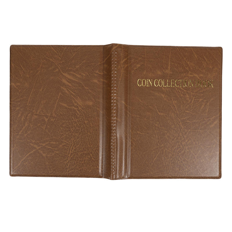 Vintage 240-Slot Coin Collection Album - Portable Penny Storage Book Holder for Collectors