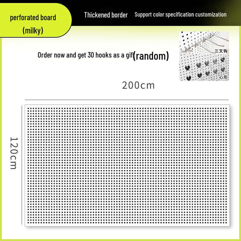 Wandmontiertes Lochplatten-Aufbewahrungsregal für Schmuck, Werkzeuge und Zubehör