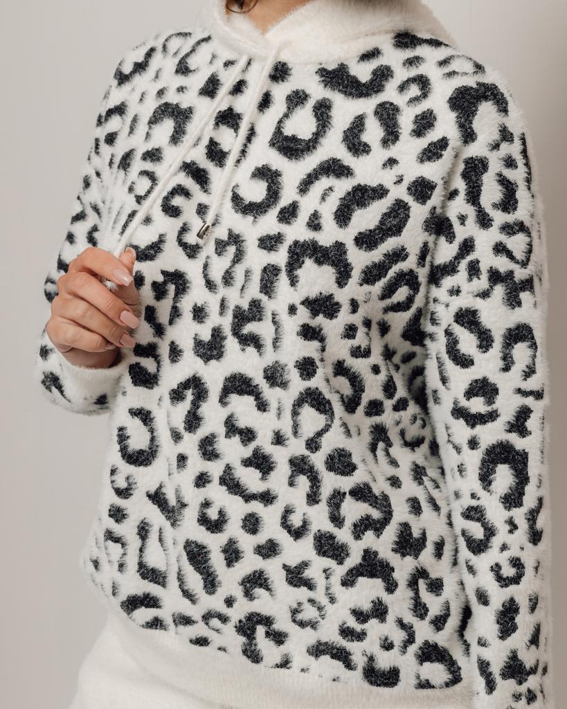 Women's Leopard Suit 30111 White Jacket Pants