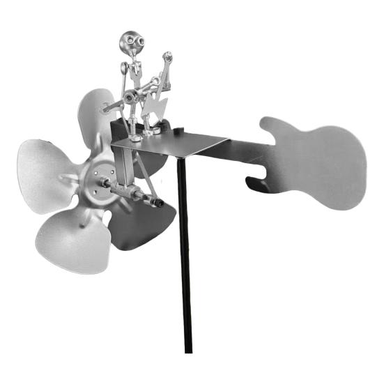 

Ручная работа Металлическая мельница Барабанщик Перкуссионист Ветряная мельница Кинетическая статуэтка Барабанщик Скульптура Ветер C