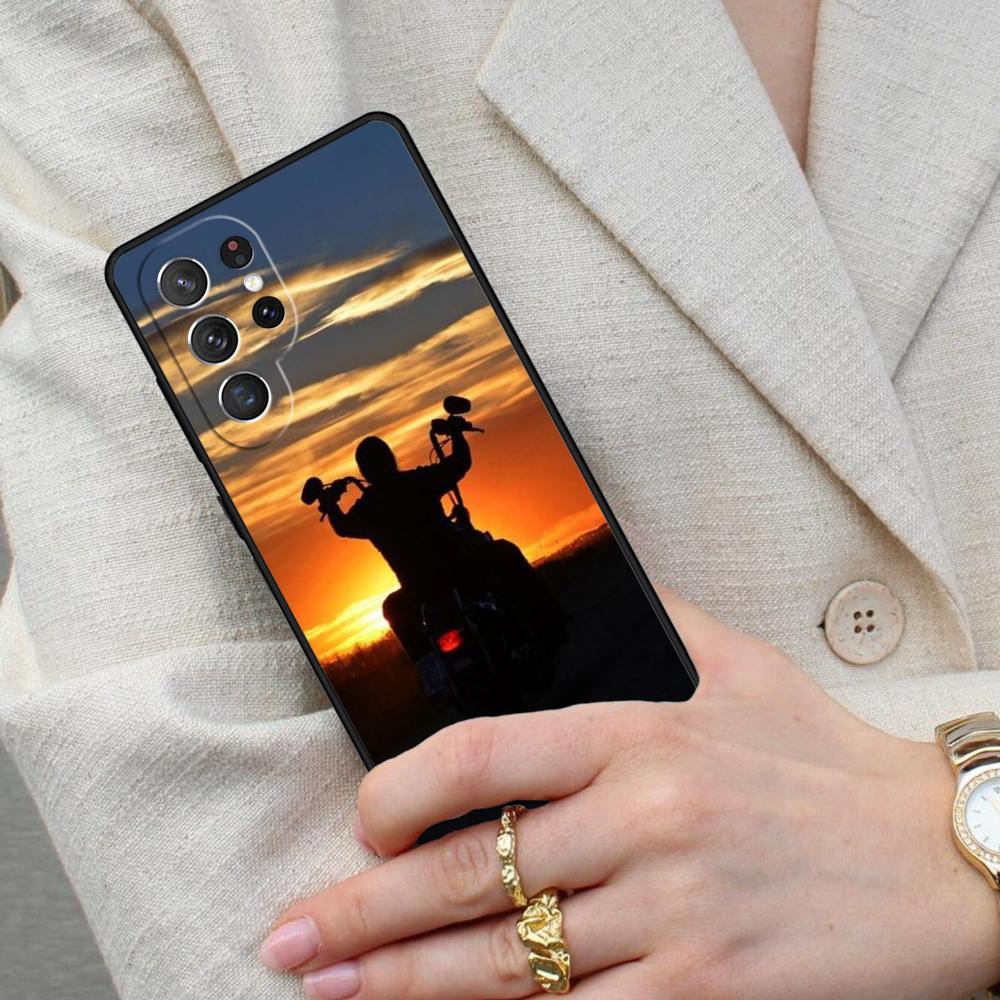 Motorcycle Cell Phone Case for Samsung Galaxy S26 Ultra S25 S24 S23 S22 S21 S20 Note10 Cover